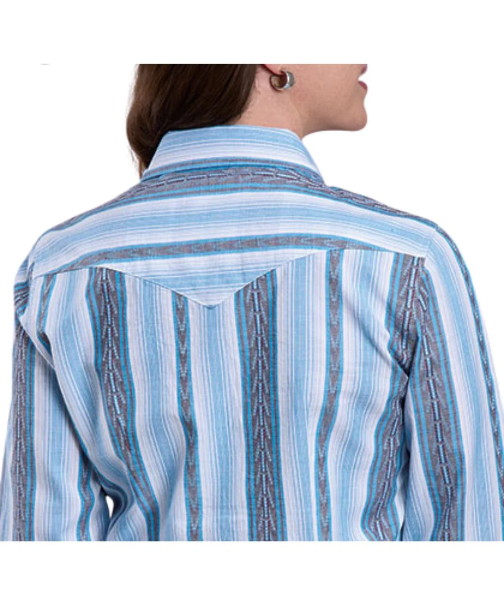 Roper Women's Striped Snap Shirt - Image 2