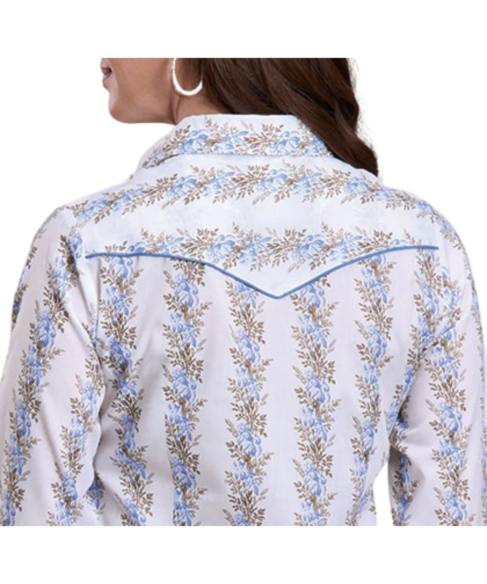Roper Women's Floral Striped Western Snap Shirt - Image 2