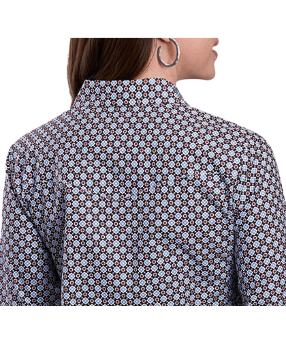 Roper Women's Black Foulard Western Snap Shirt - Image 2