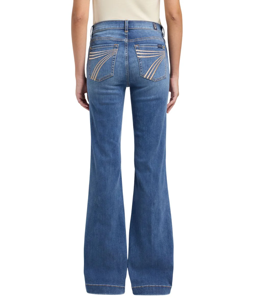 7 For All Mankind Women's Gale Dojo Trouser Jean - Image 2