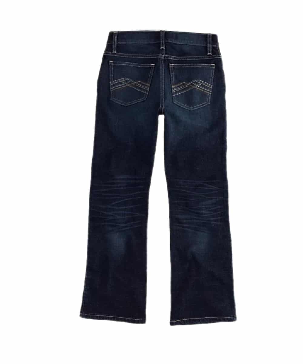 Wrangler Boys' 20X No. 42 Vintage Dark Wash Boot Cut Jean - Image 2