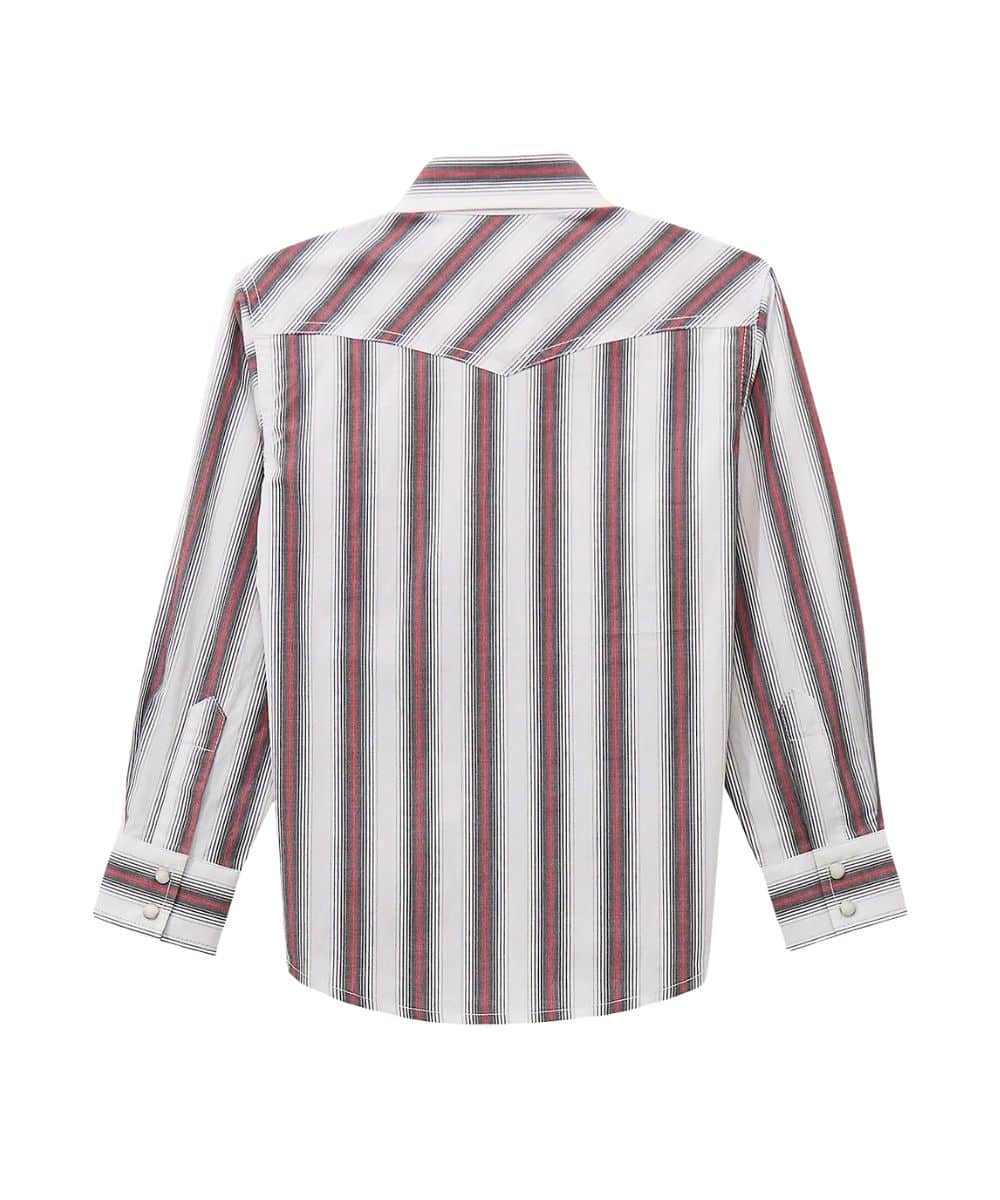 Wrangler Boys' 20X Brushpopper Western Snap Shirt - Image 3