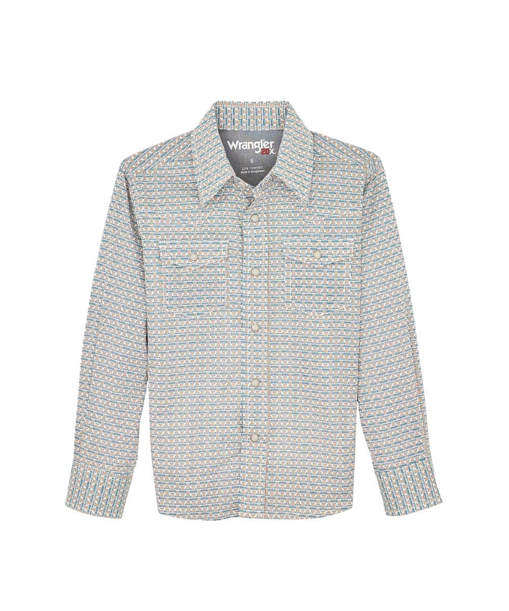 Wrangler Boys' 20X Western Snap Shirt - Image 2