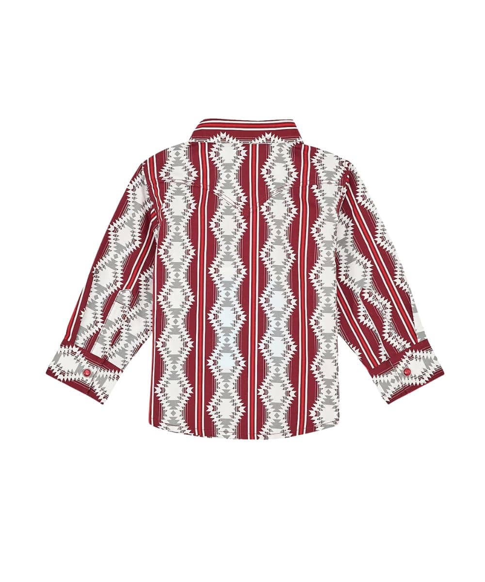 Wrangler Little Boys' Checotah Western Snap Shirt - Image 2