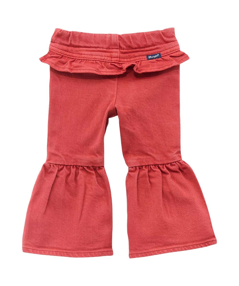 Wrangler Little Girls' Chili Ruffle Flare Jean - Image 2