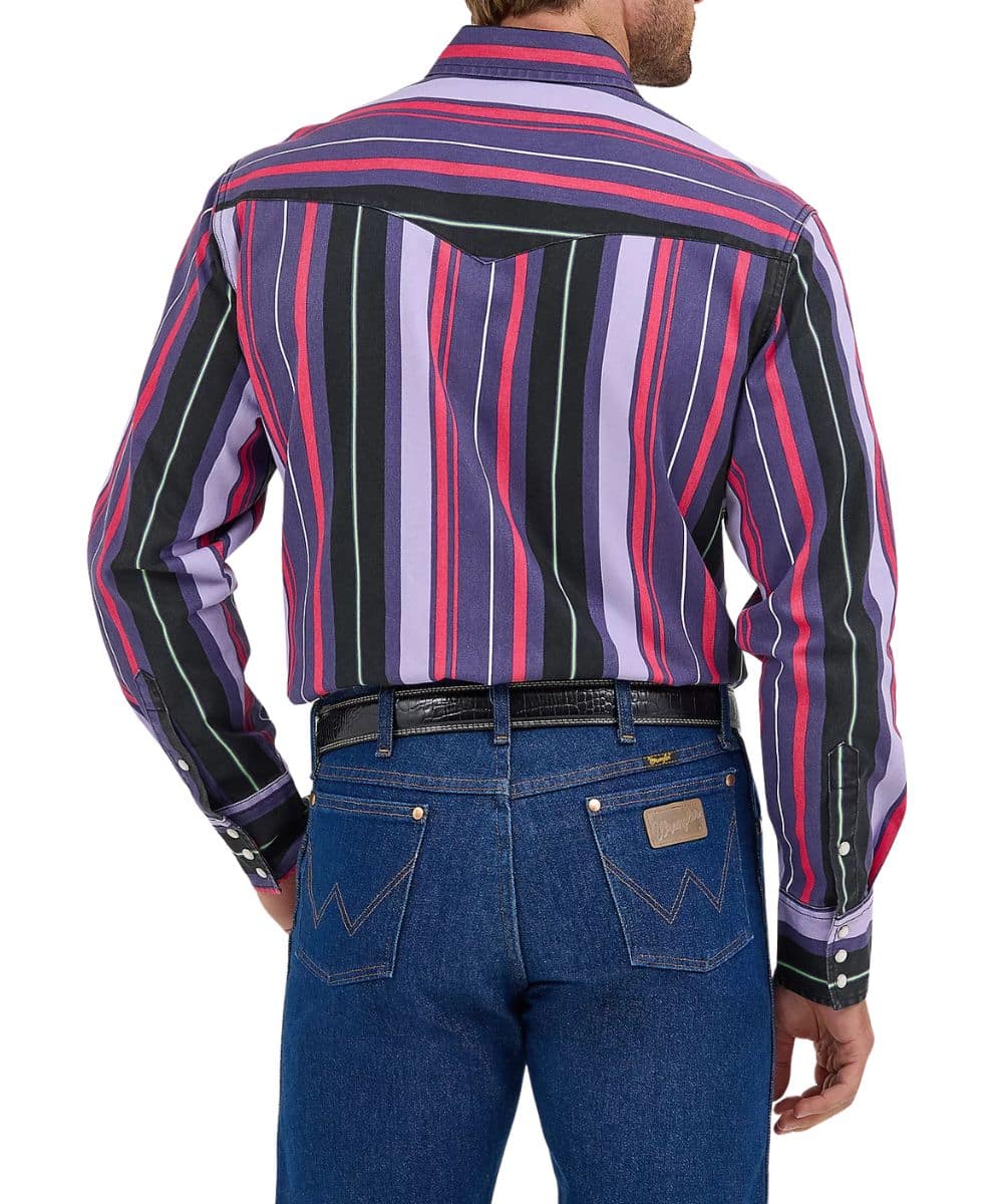 Wrangler Men's Brushpopper Western Snap Work Shirt - Image 2