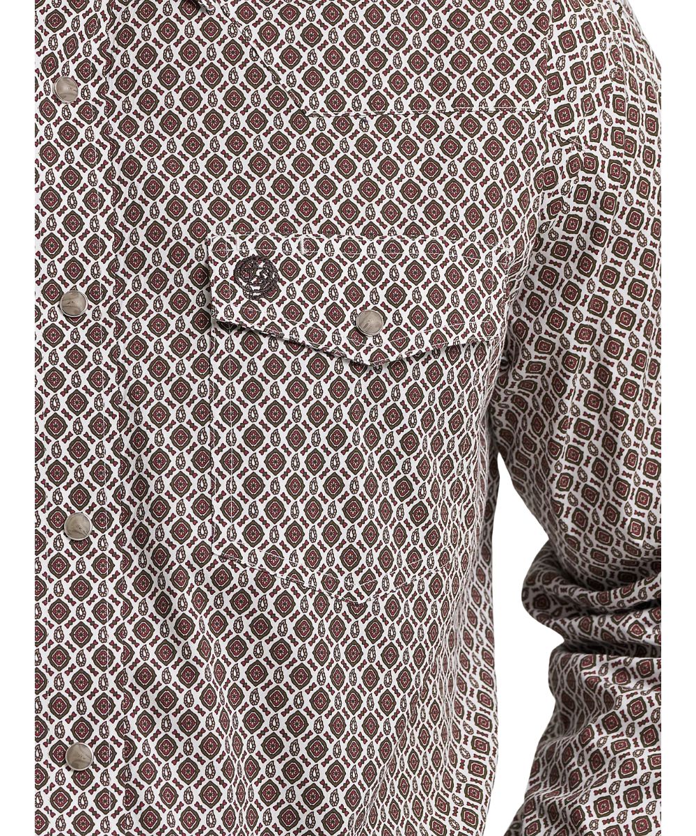 Wrangler Men's George Strait Troubadour Snap Shirt - Image 3