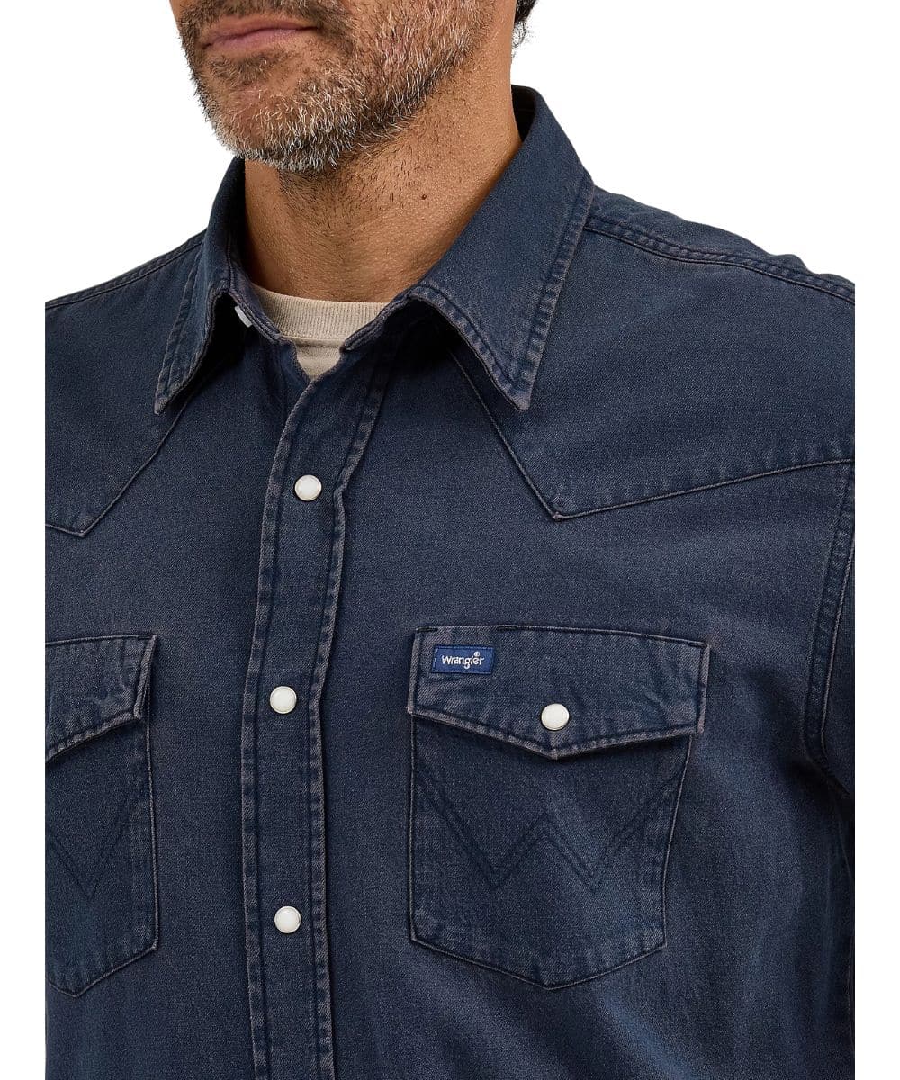 Wrangler Men's Western Snap Work Shirt - Image 3