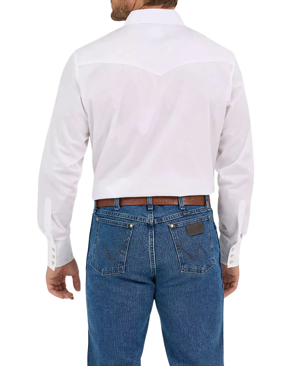 Wrangler Men's Broadcloth Western Snap Shirt - Image 2