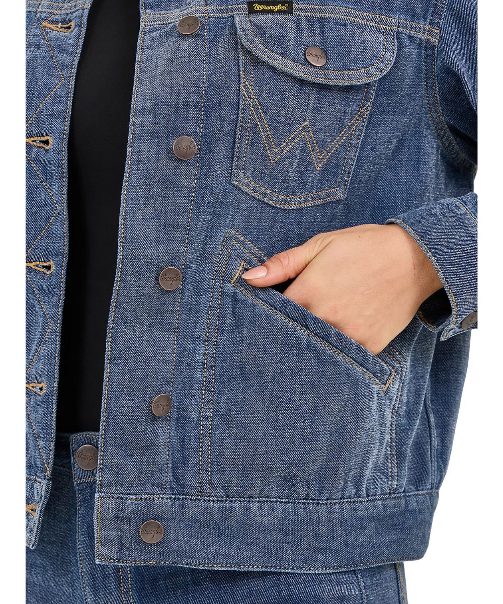 Wrangler Women's Airy Denim Jacket - Image 3