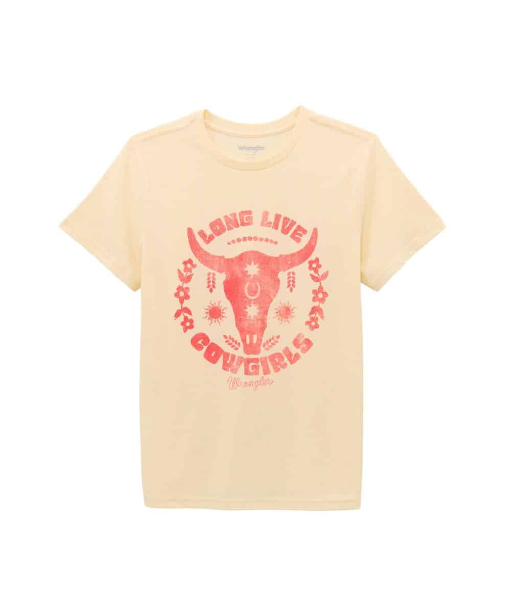 Wrangler Women's Long Live Cowgirls Tee - Image 2