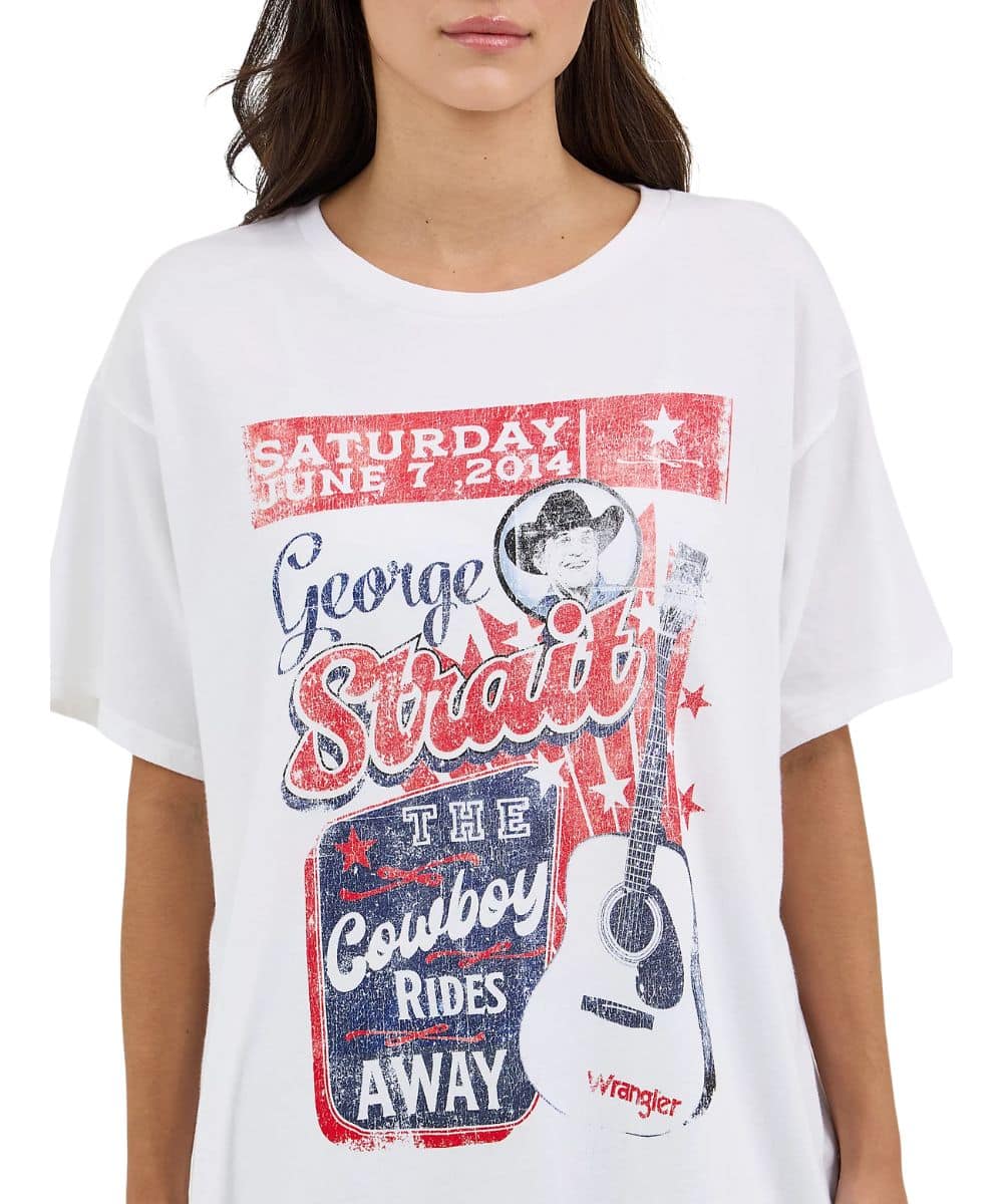 Wrangler Women's Retro George Strait Tee - Image 3