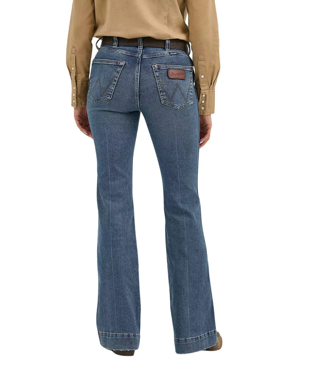 Wrangler Women's Retro High Rise Trouser Jean - Image 2