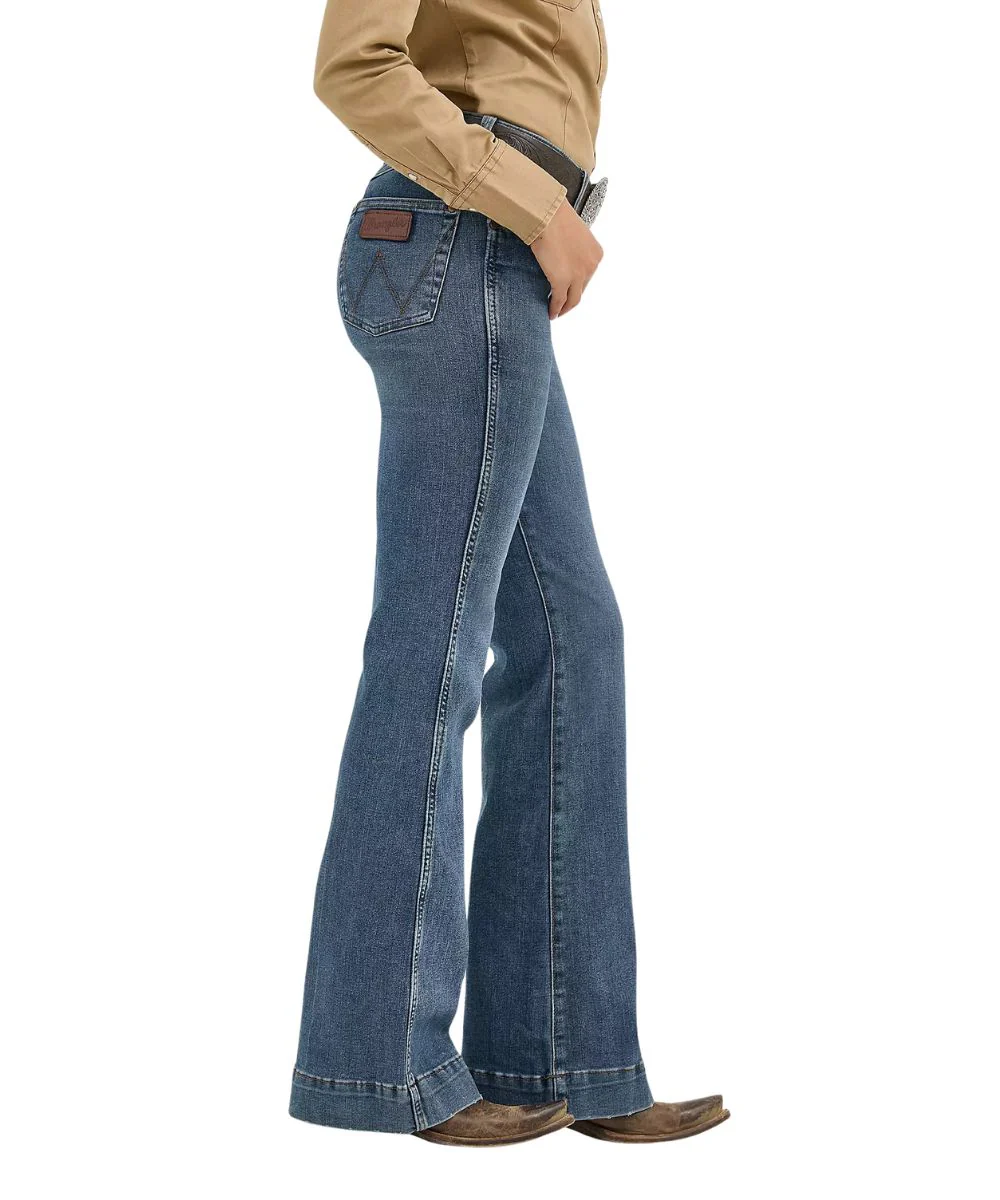 Wrangler Women's Retro High Rise Trouser Jean - Image 3