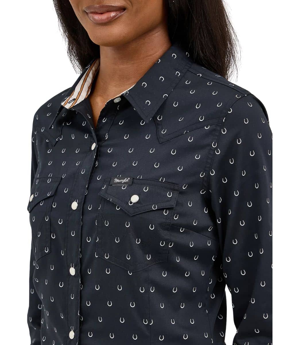 Wrangler Women's Retro Western Snap Shirt - Image 3
