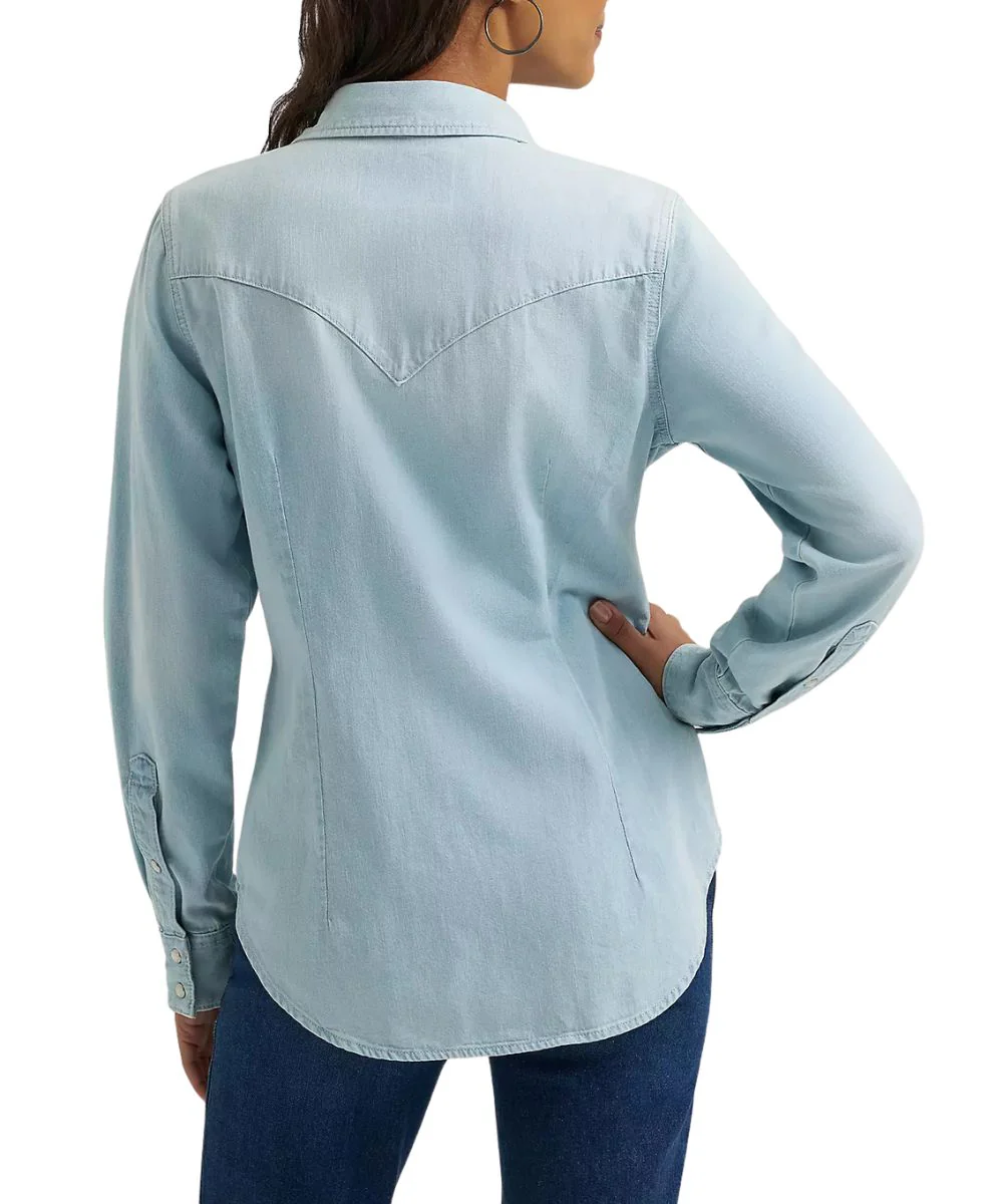 Wrangler Women's Vintage Western Snap Shirt - Image 2
