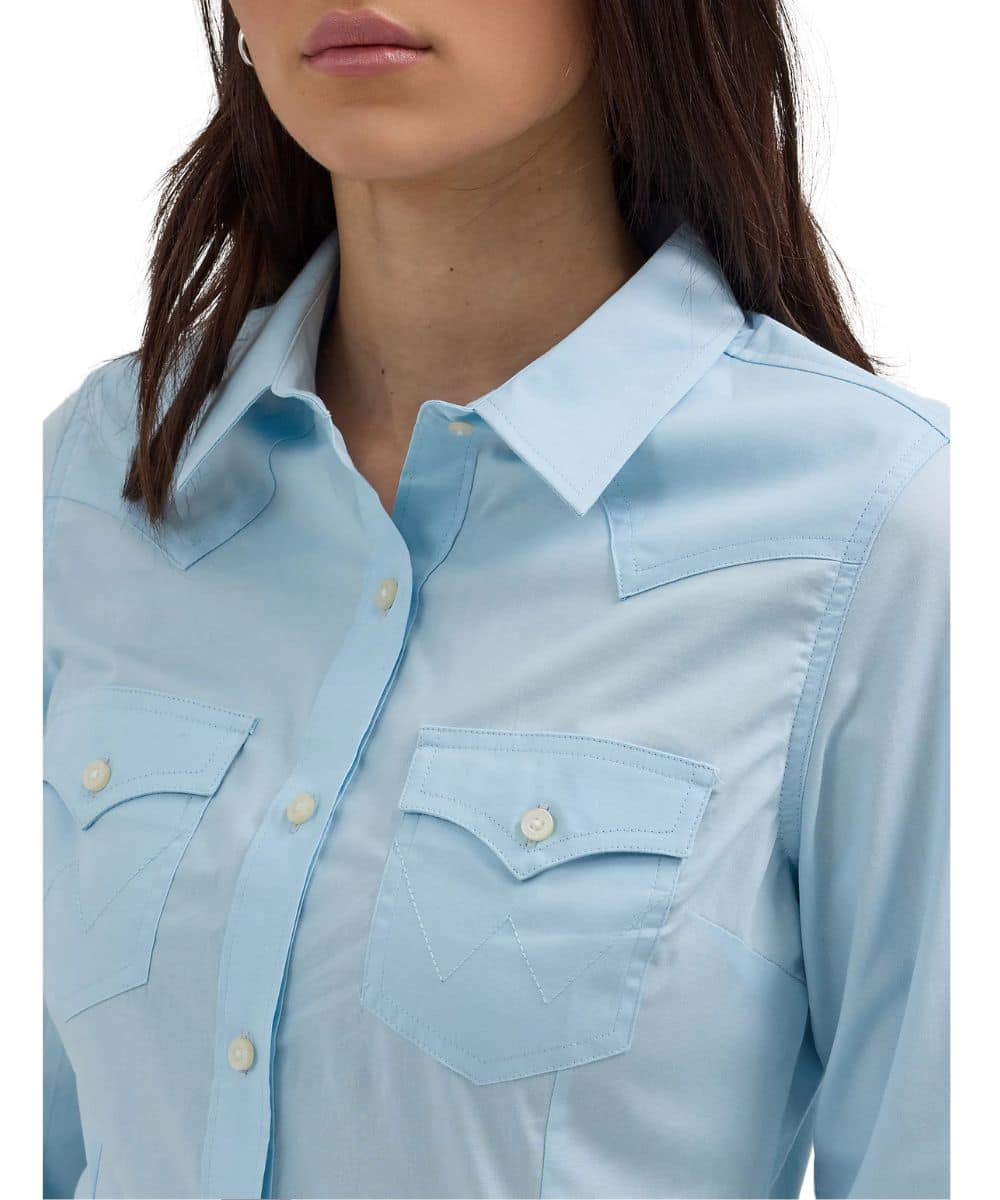 Wrangler Women's Western Button Down Shirt - Image 3