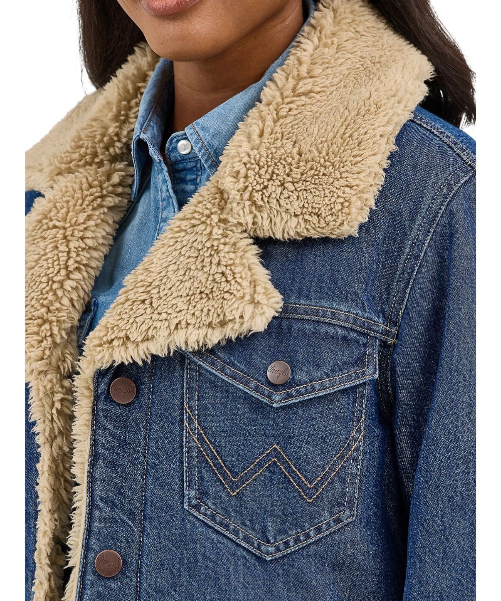 Wrangler Women's Western Denim Range Coat - Image 3