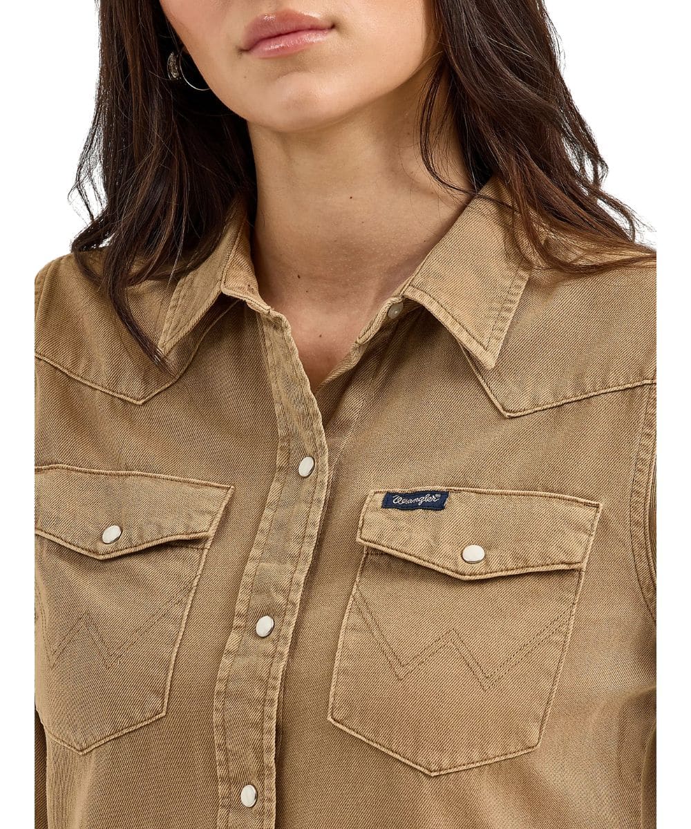 Wrangler Women's Western Snap Shirt - Image 3
