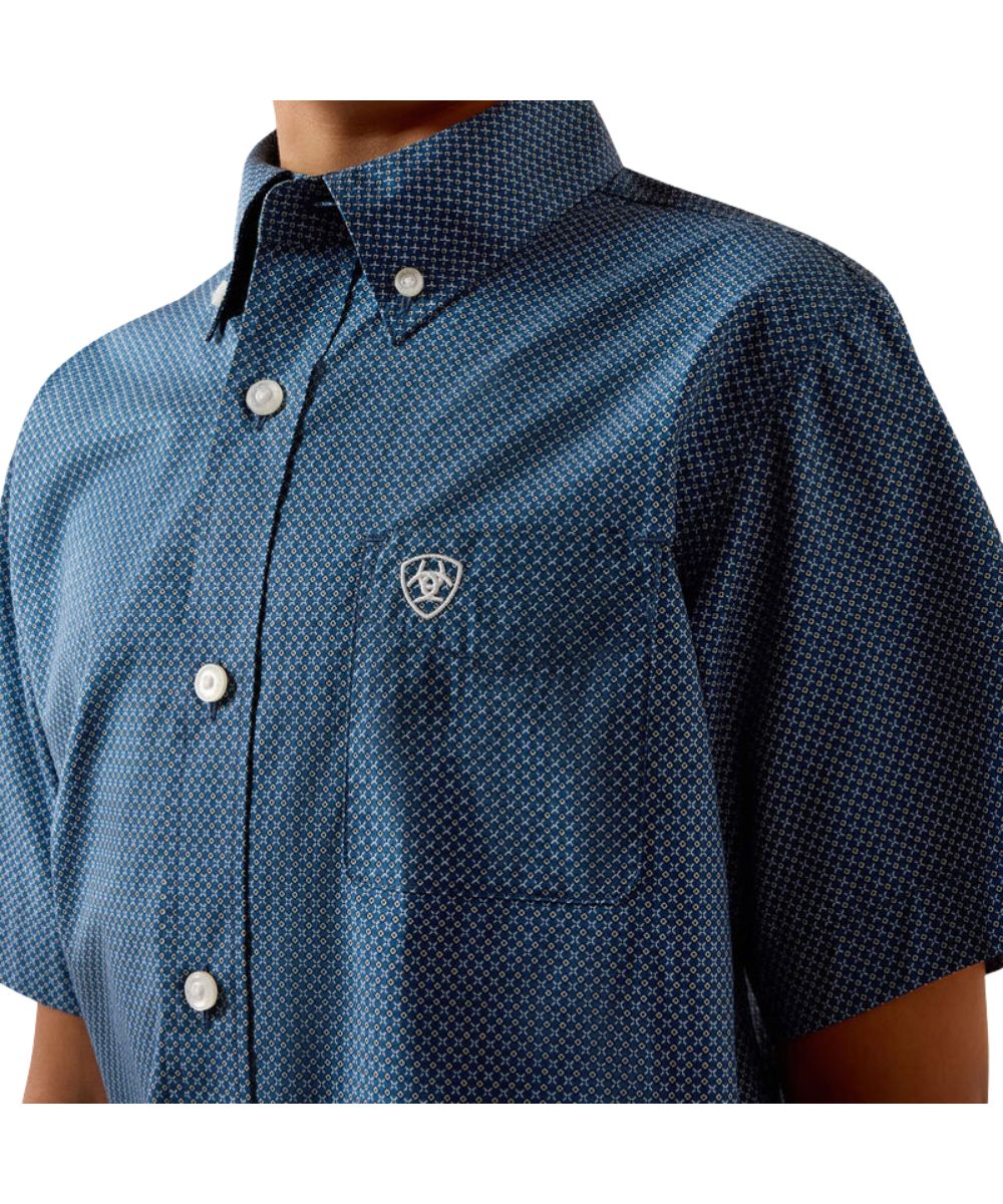 Ariat Boys' Storm Button Down Shirt - Image 3